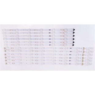 SAMSUNG UE55KU7350U ORJINAL LED BAR TAKIM, V5DU-550DCA-R1, V5DU-550DCB-R1
