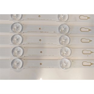 SAMSUNG UE55JU6570U ORJINAL LED BAR TAKIM, V5DU-550DCA-R1, V5DU-550DCB-R1