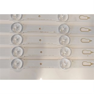 SAMSUNG UE55KU7350U ORJINAL LED BAR TAKIM, V5DU-550DCA-R1, V5DU-550DCB-R1