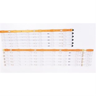 SAMSUNG UE55KU7000 ORJINAL LED BAR TAKIM, V5DU-550DCA-R1, V5DU-550DCB-R1