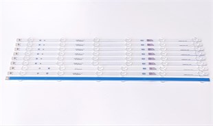 Toshiba 55V5B63DT LED BAR, KORE ÜRETİMİ, VES550QNYL-2D-N01, JL.D55061330-078AS-M_V01 