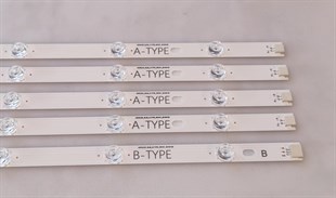 VESTEL 43FA8500 LED BAR TAKIM 430DLED_SLIM_A-TYPE_REV01 430DLED-SLIM-B-TYPE VES430UNSL-3D-U01