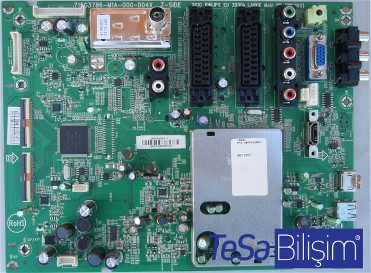  PHILIPS 42PFL3605H/12 ANAKART, 715G3786-M1A-000-004X, CBPFA2QZ1S05