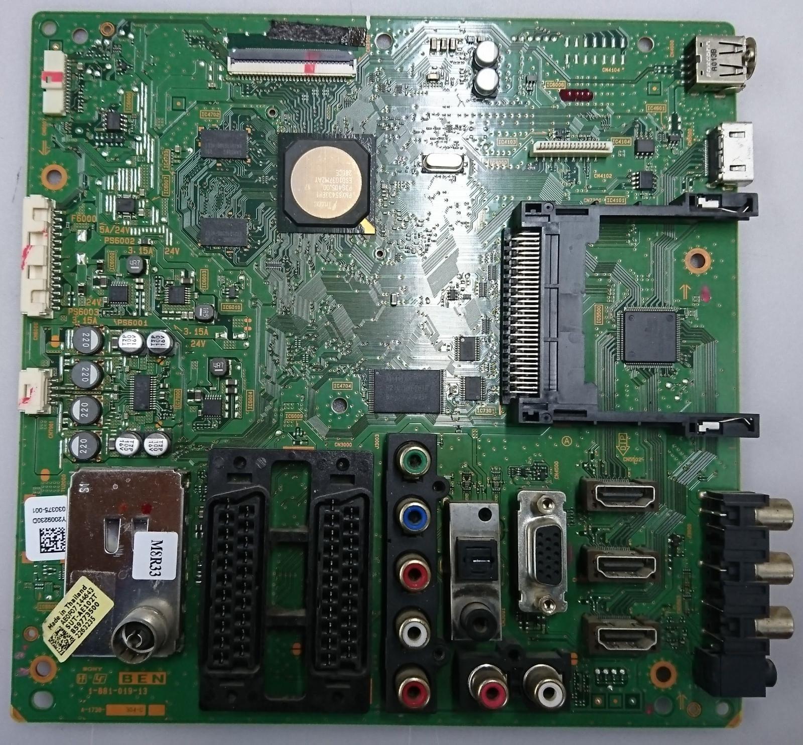1-881-019-13, Y2009230E, SONY KDL-32BX300 ANAKART1-881-019-13 Y2009230E SONY KDL-32BX300 ANAKART