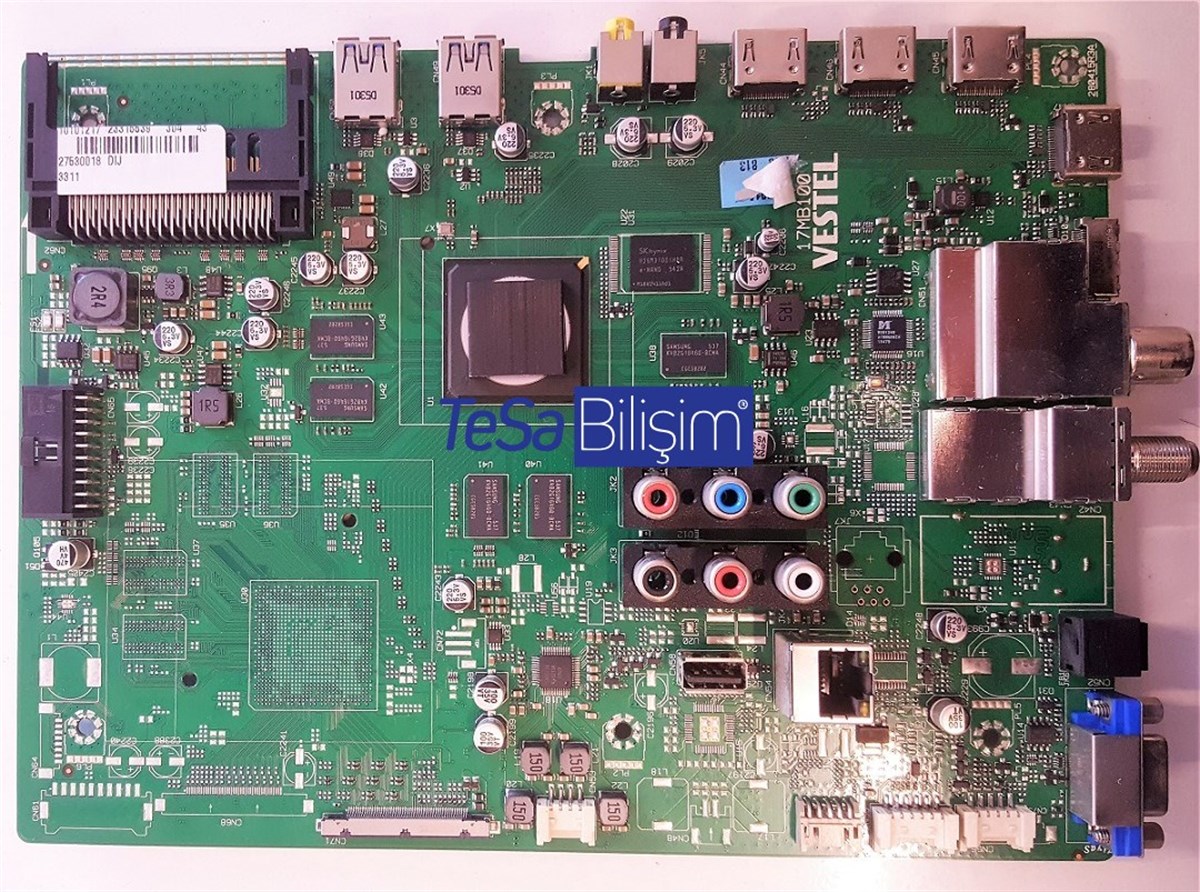 17MB100 , 23315539 , 23315560 , VESTEL 43UA8900 Main Board