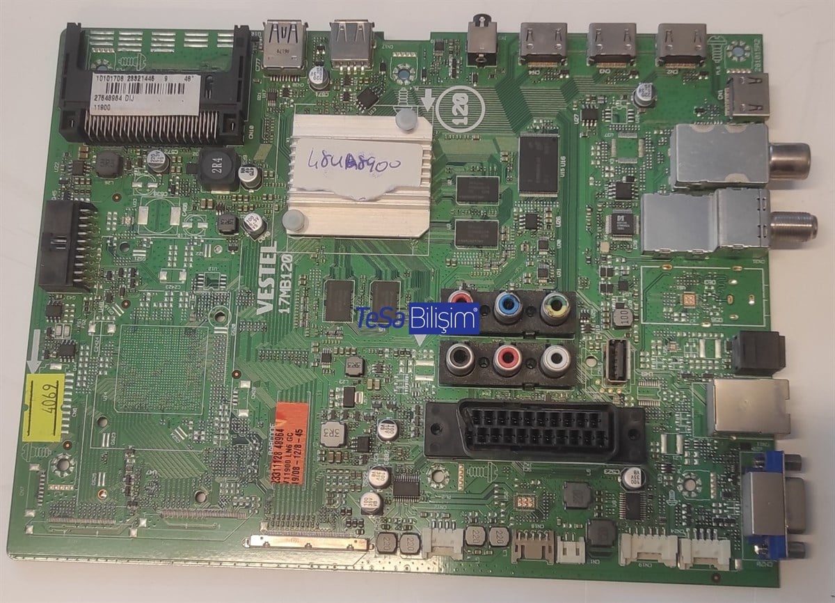 17MB120 , 23347892 , VES480QNES-2D-U01 , VESTEL 48UA8900, ANAKART , MAINBOARD