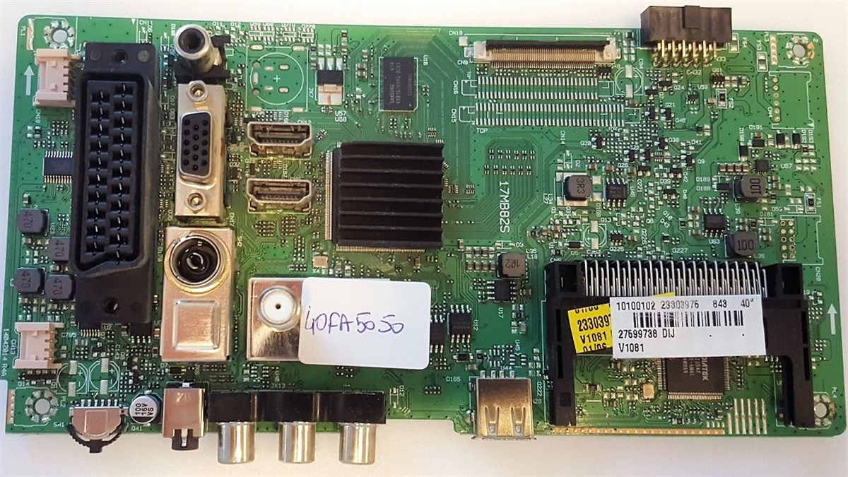 17MB82P, 23379388, VESTEL 40FA5050 MAINBOARD, ANAKART