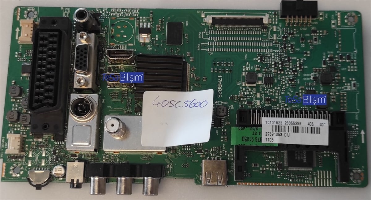 17MB82S, 10101822, 23355286, VES400UNDS-2D, 
SEG 40SC5600, ANAKART, MAINBOARD