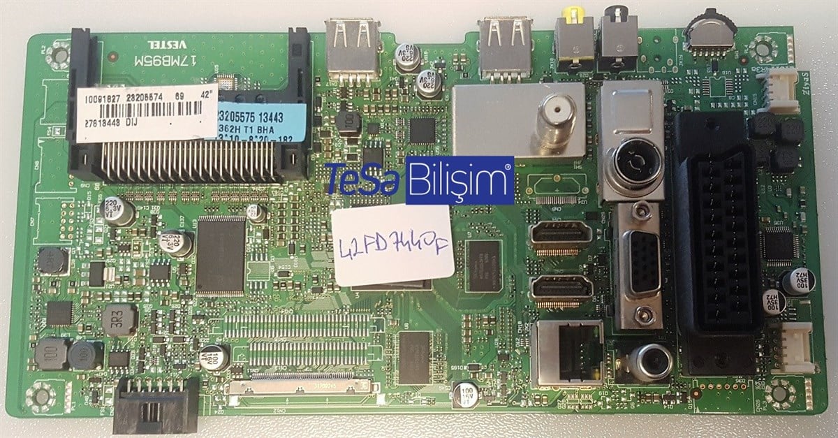 17MB95M, 23205574, 23205575, FINLUX 42FD7440F, ANAKART, MAINBOARD