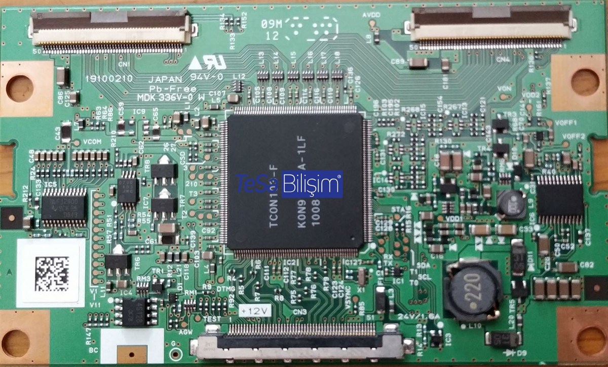 19100020 , MDK 336V-0 N , AX080E002B , MDK , Logic Board , T-con Board