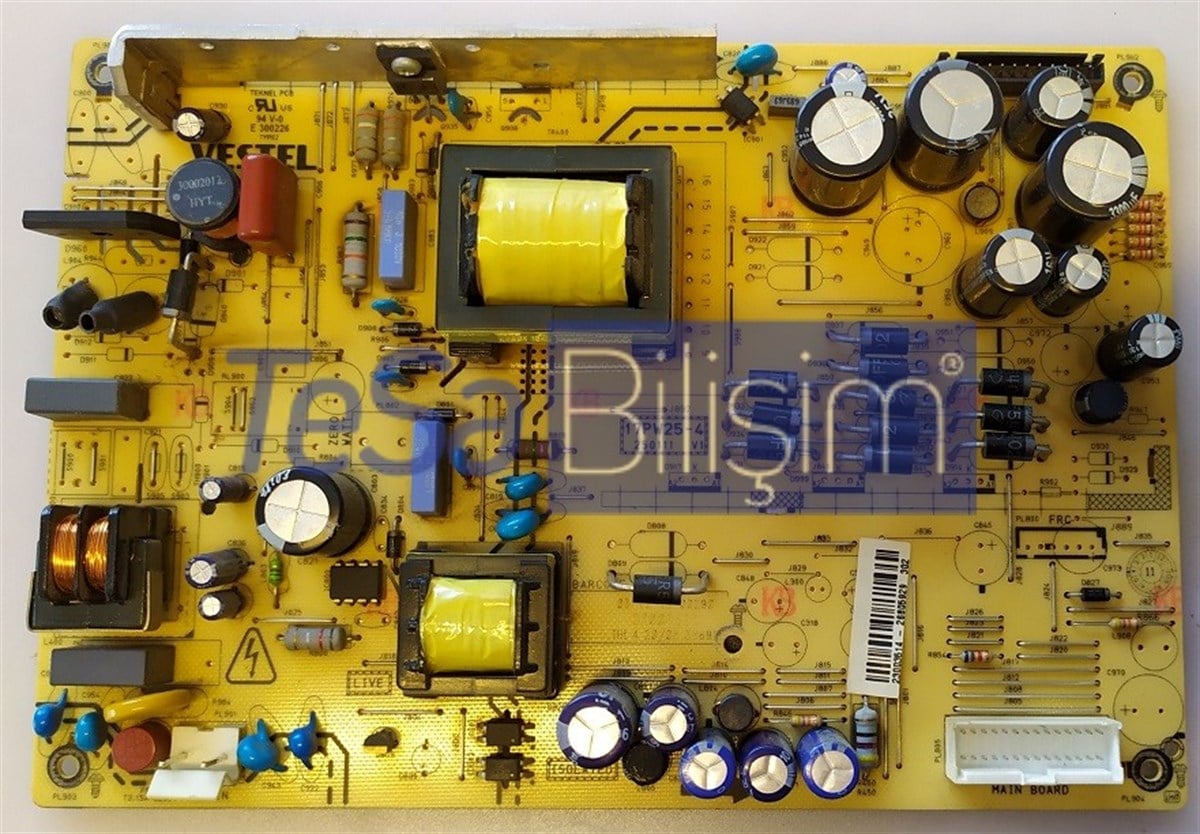 23003514, 17PW25-4, 250111 V1, VESTEL 32VH3010  BESLEME KARTI