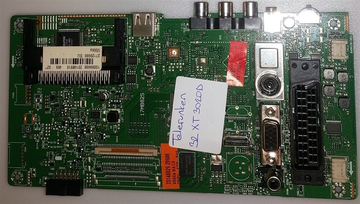23148910, 23148829, TELEFUNKEN 32XT3020D, ANAKART, MAINBOARD