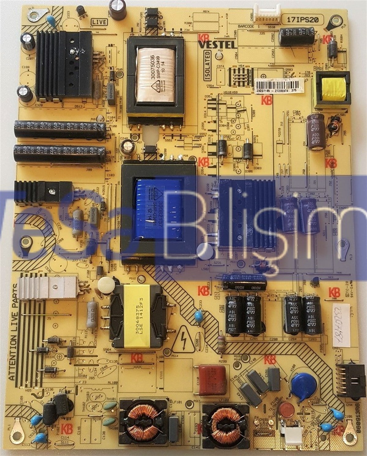 23207185, 17IPS20, VESTEL 42PF7175S BESLEME KARTI