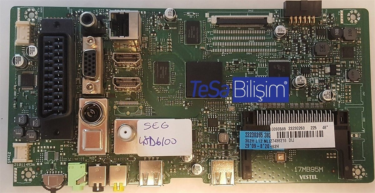 23230263, 23230265, 17MB95M, VES480UNDS-2D-N01, 23223752, SEG 48SD6100, ANAKART, MAINBOARD