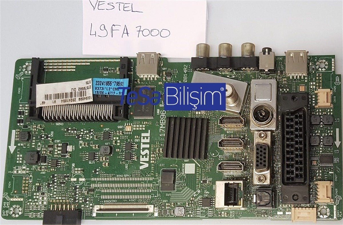 23241854, 23241855, 17MB96, 110814R2, 110814R2, VESTEL 49FA7000, ANAKART, MAINBOARD