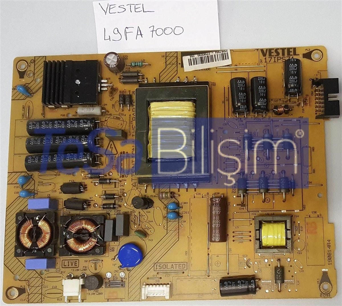 23257904, VES490UNDL-2D-N01, 190814R4, 49SD6100 BESLEME KARTI