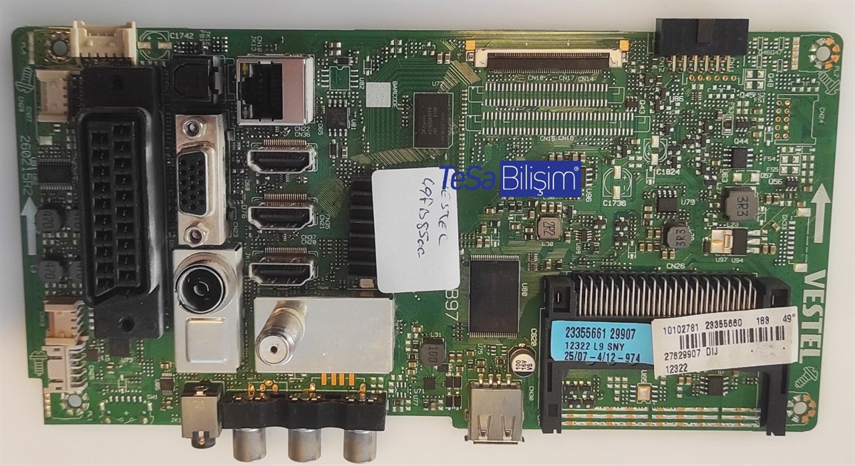 23355660, 23355661, 17MB97, VESTEL 49FB8500 ANAKART, MAINBOARD