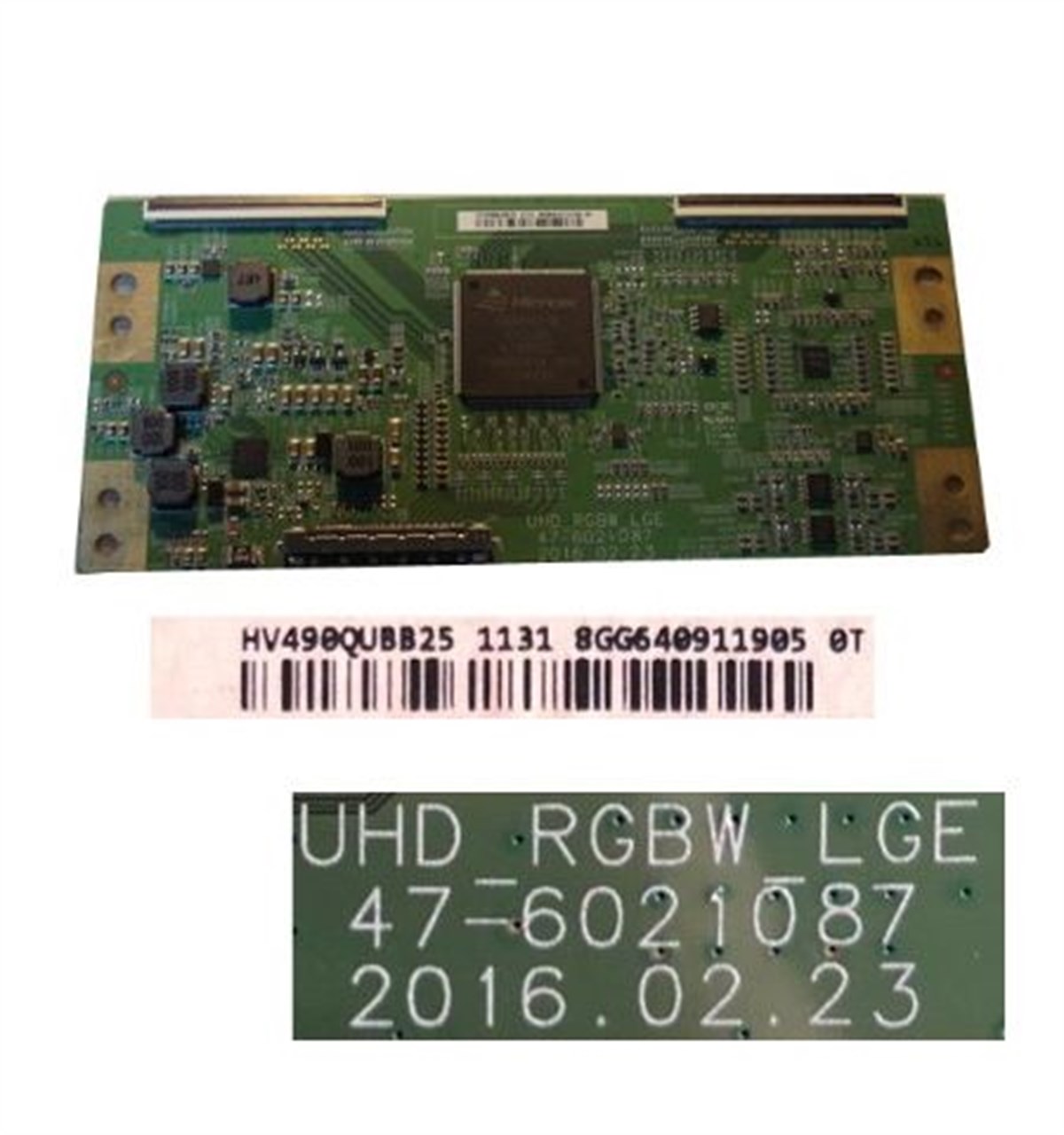 47-6021087, HV490QUBB25, LG 49UH650V-ZB T CON BOARD