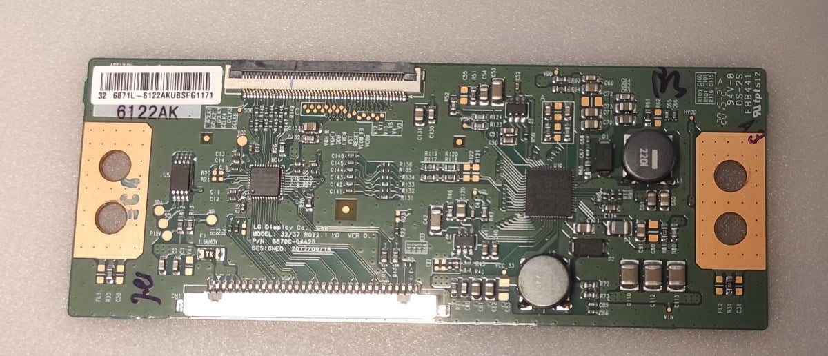 6870C-0422B, 32/37 ROW2.1 HD VER 0.1, 32 6871L-6122, T CON BOARD