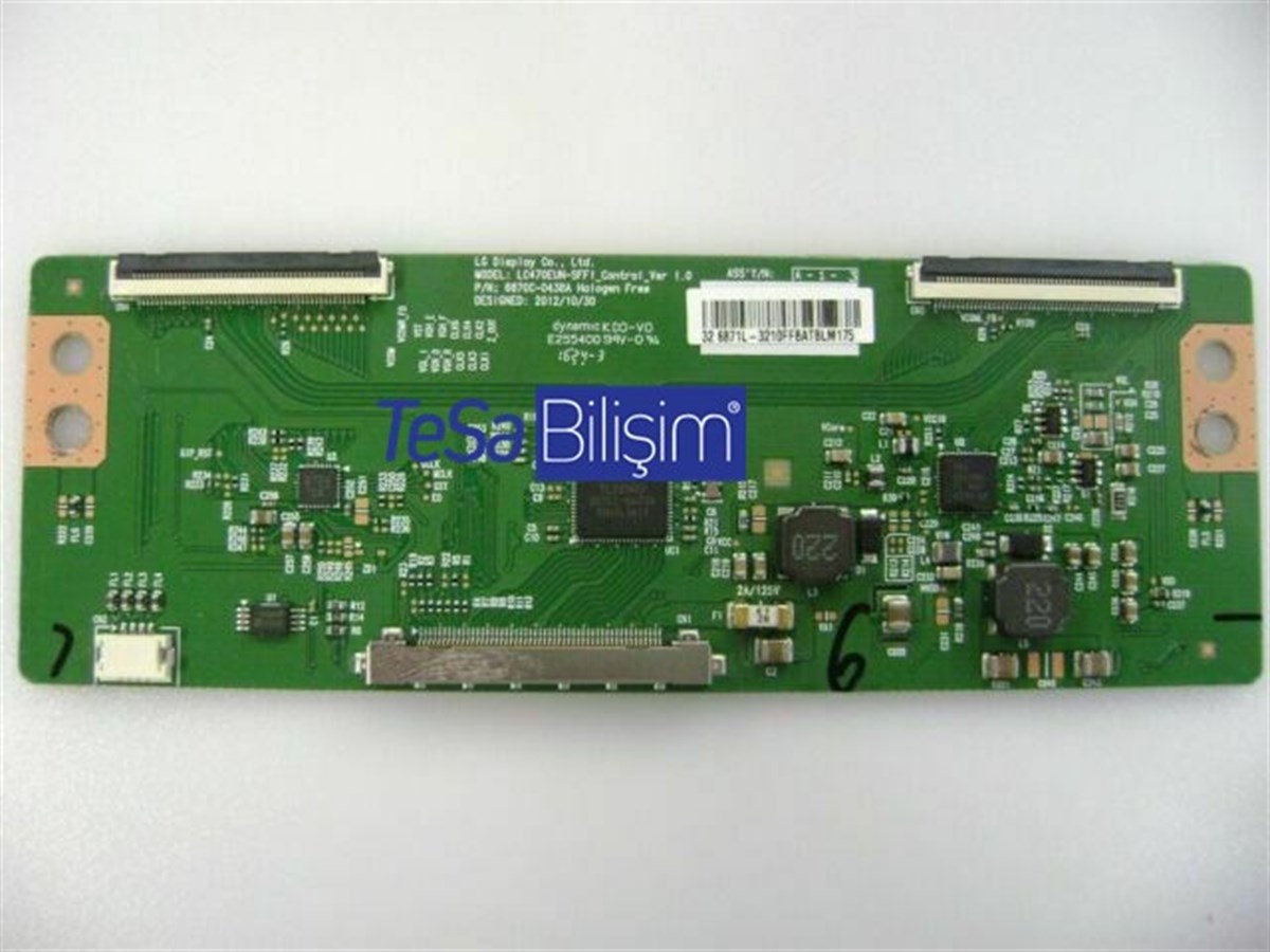 6870C-0438A, LC470EUN-SFF1_CONTROL_VER1.0, T-CON BOARD