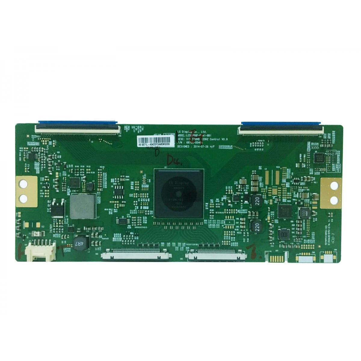6870C-0546A, V15 55UHD 120Hz Control V0.9, LC550DQF-FHA1-8B1, PHILIPS 49PUS6581/12 T-Con Board