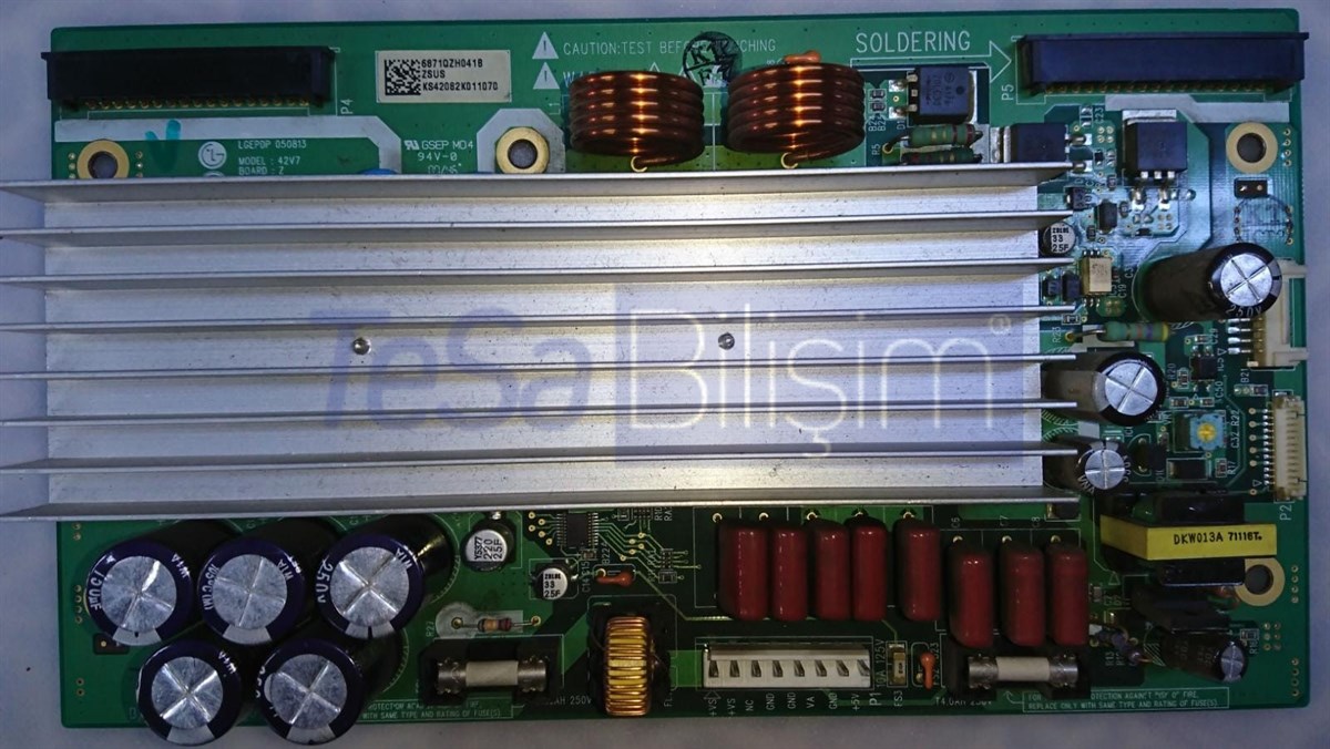 6871QZH041B, 6870QZE017D, 42V7, PDP42V7, LG 42V7 Z SUS BOARD