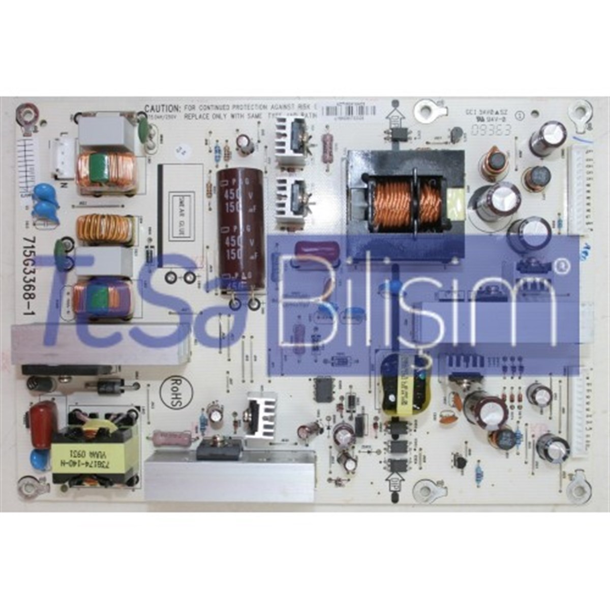 715G3368-1, ADTV82416AC8, TOSHIBA 32AV605PG BESLEME KARTI