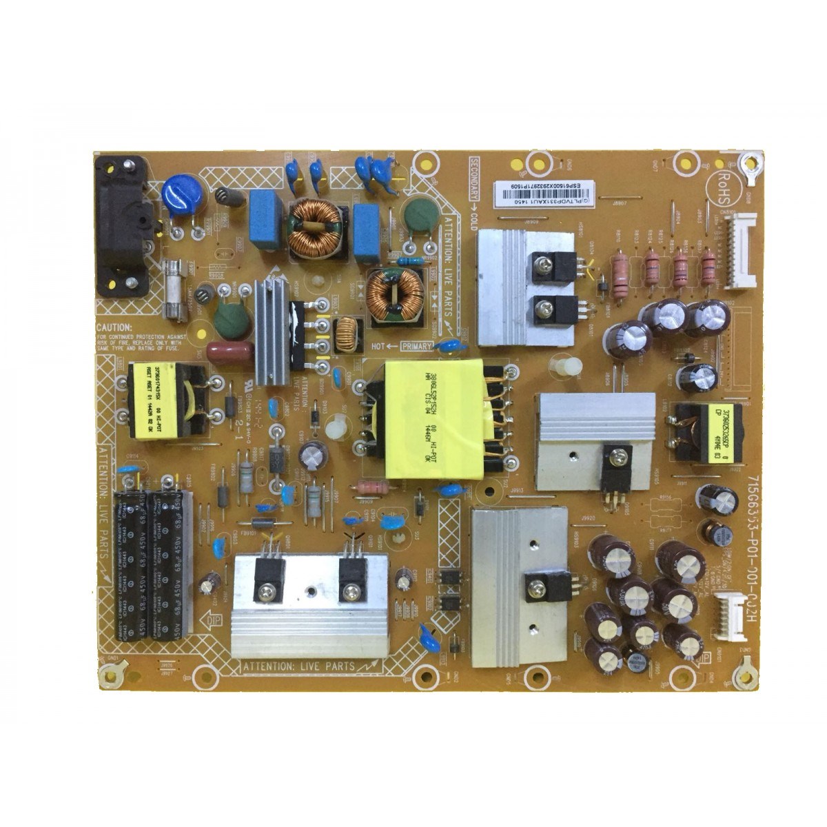 715G6353-P01-000-002H, PLTVDP331XAU1, ESP61500, PHILIPS 40PFK4309/12 BESLEME KARTI
