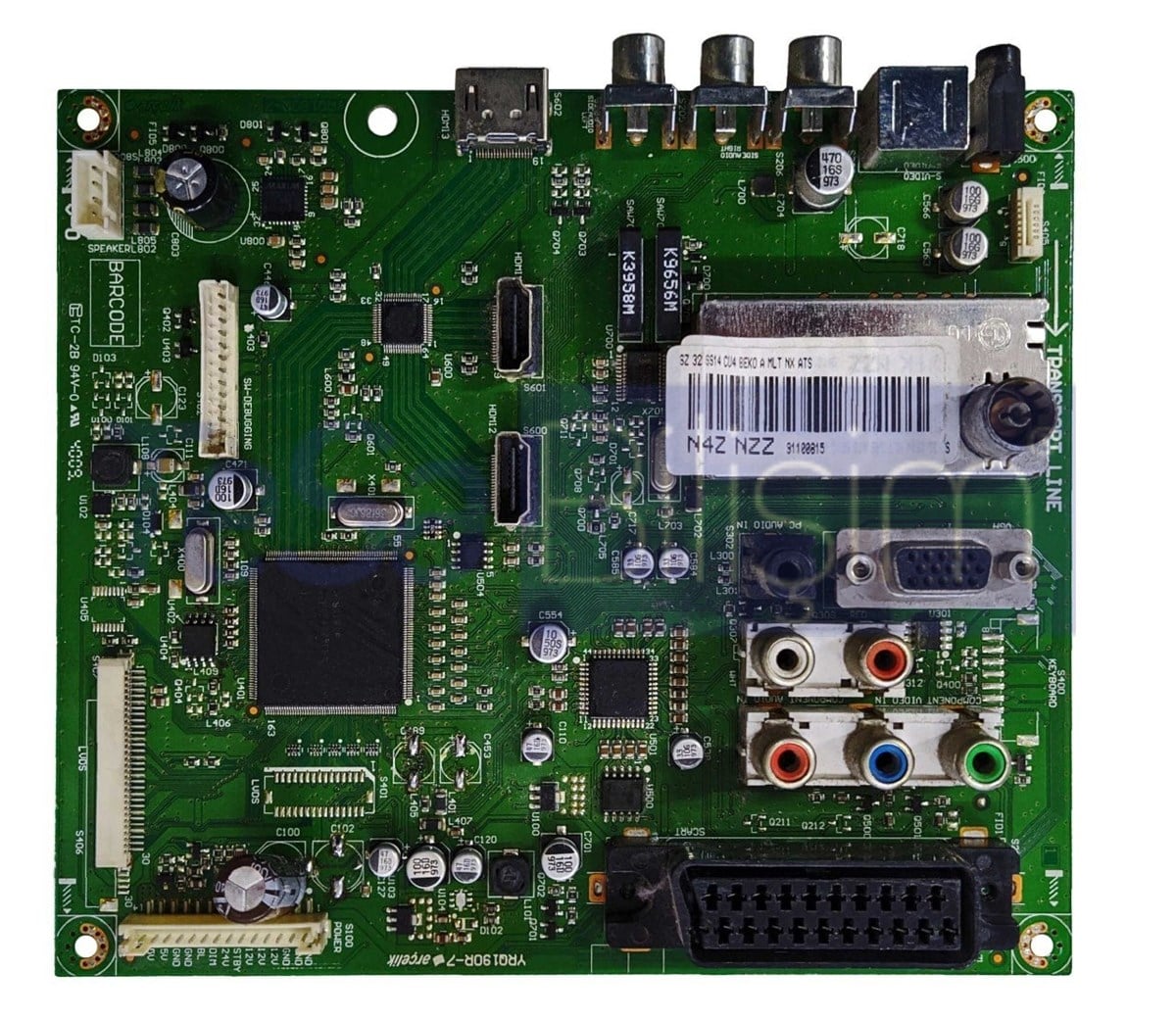 ARÇELİK TV 82-504B ANAKART, YRQ190R-7, TRQ 0ZZ, SZ 32T AU30T MLT SRS ATS BEKO CU4