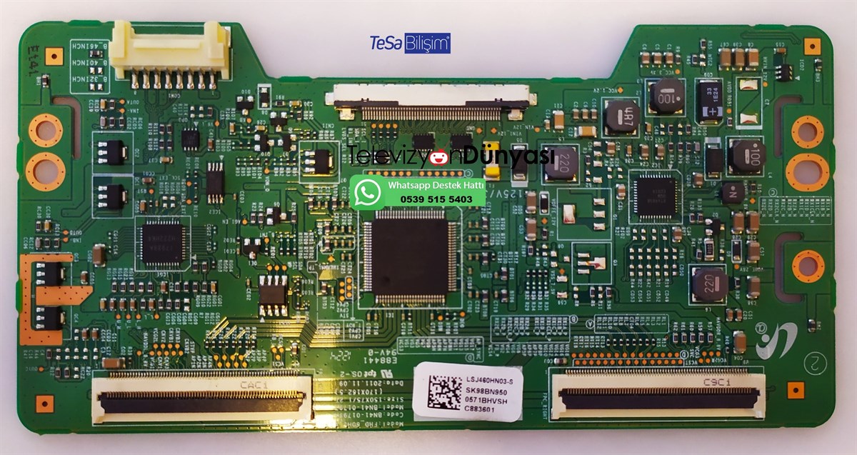 BN41- 01797A, FHD_60Hz_V03, BN95-00571B, LSJ460HN03-S, Samsung UE46EH5300, T CON Board,