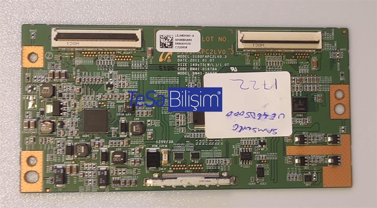 BN41-01678A, S100FAPC2LV0.3, LSJ460HN01-S, UE46D5000 T CON BOARD
