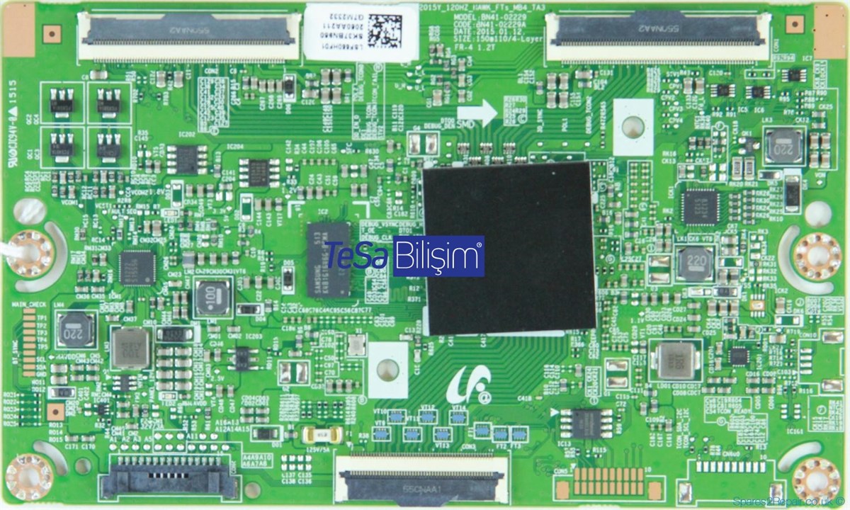 BN41-02229 , LSF550HF01 , CY-WJ055CGLV1H , SAMSUNG UE55J6370SU TCON BOARD