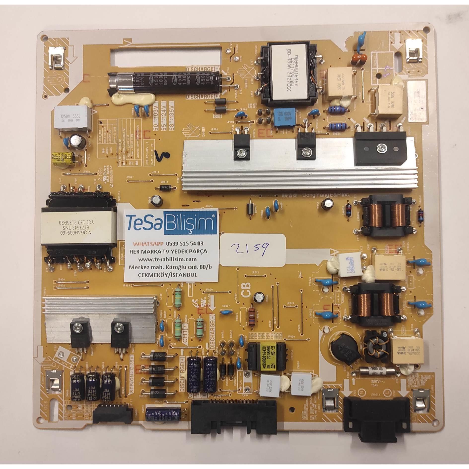 BN44-01110A , L55E6_ADY, SAMSUNG UE50AU8000U BESLEME KARTI BN44-01110A , L55E6_ADY, SAMSUNG UE50AU8000U BESLEME KARTI 