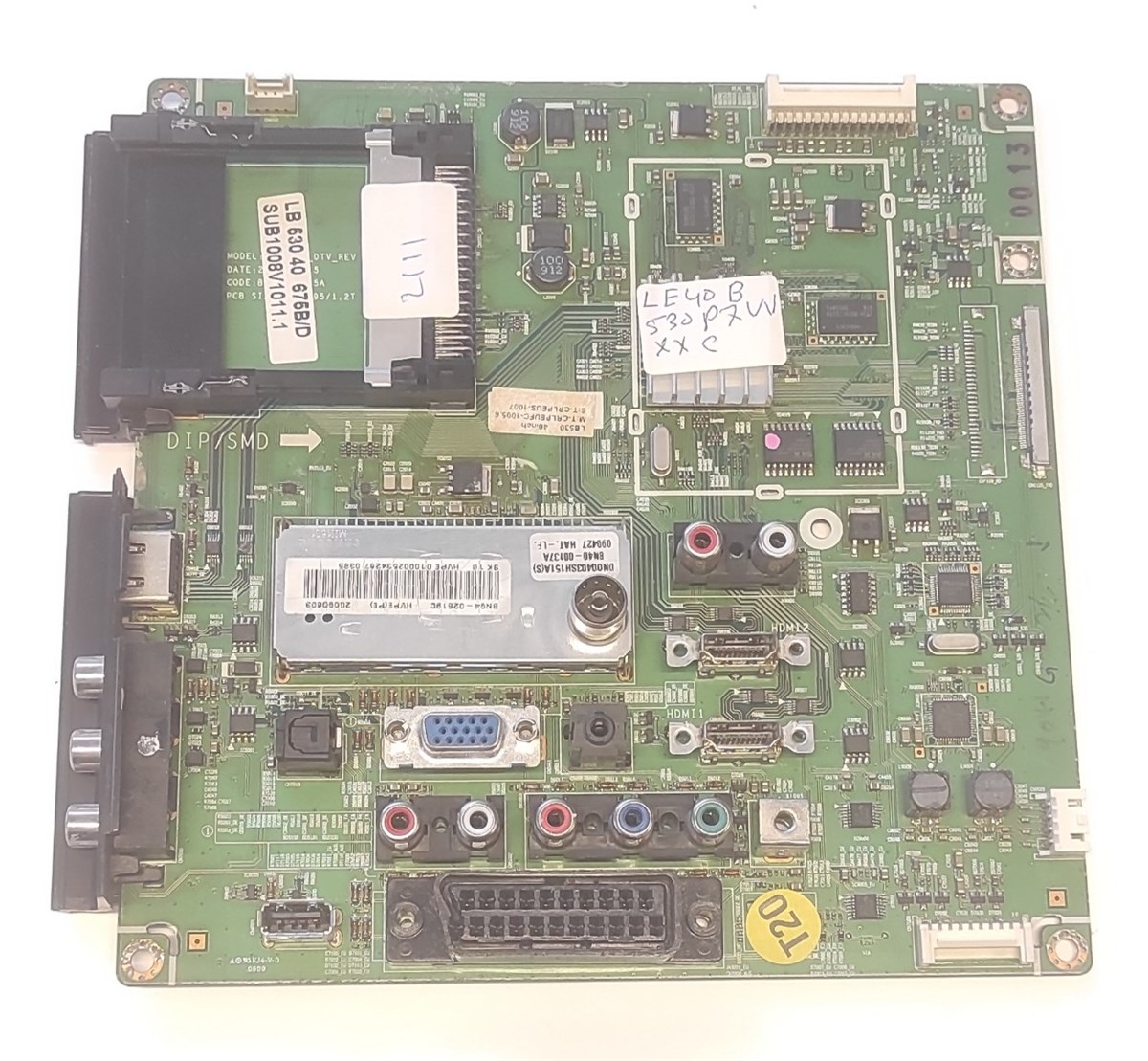 BN94-02519C, BN41-01165A, SAMSUNG LE40B530P7W ANAKART