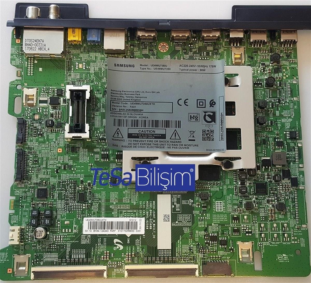 BN94-12424D, BN41-02568B, SAMSUNG UE49MU7350UXTK, ANAKART, MAINBOARD