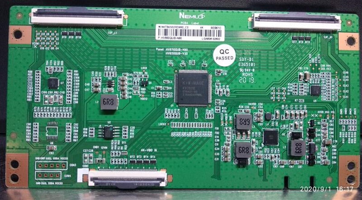 DİJİTSU DJT65S T CON BOARD, N4TB650UHDN90_C0-T 4K, HV650QUB-N90
