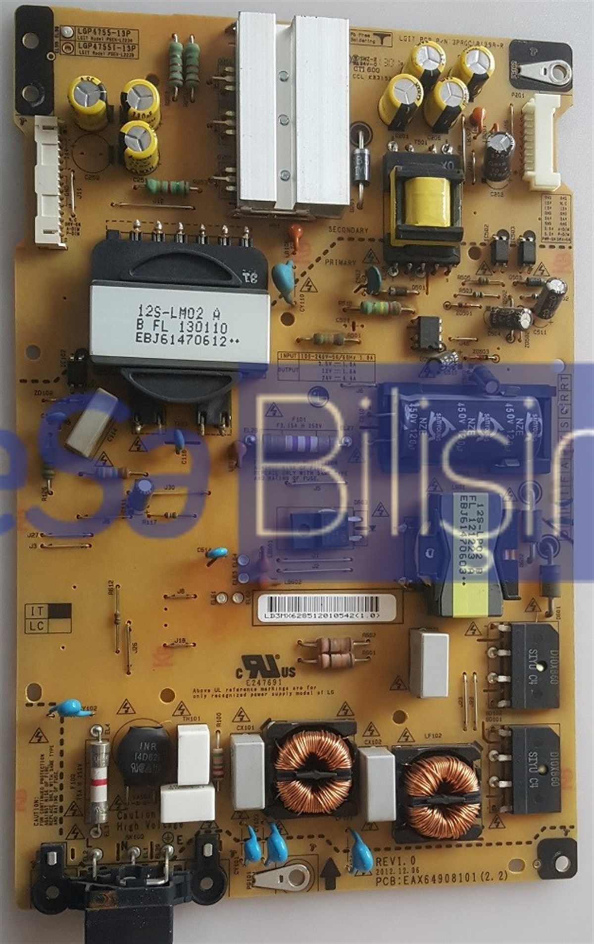 EAX64908101 (2.2), LGP4755-13P, LG 47LA640S BESLEME KARTI