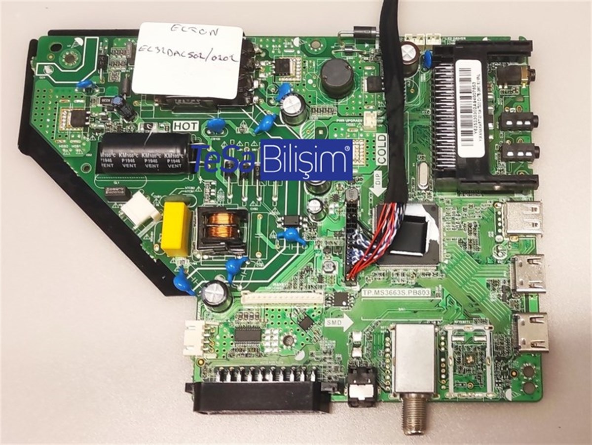 ELTON EL32DAL502/0202, ANAKART, TP.MS3663S.PB803, Y.M ANAKART 32 10A T502 CVTE-3663 S2 MNL