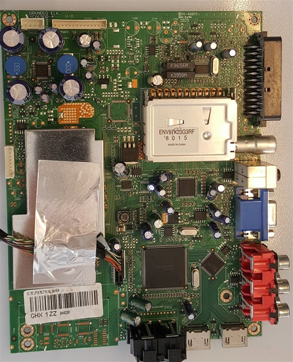 GHX 1ZZ, SC 32 LP16 MLT, YCA190R-3, YCA190R-4, ARÇELİK TV 82-523 SB2HD, MAIN BOARD, ANA KART