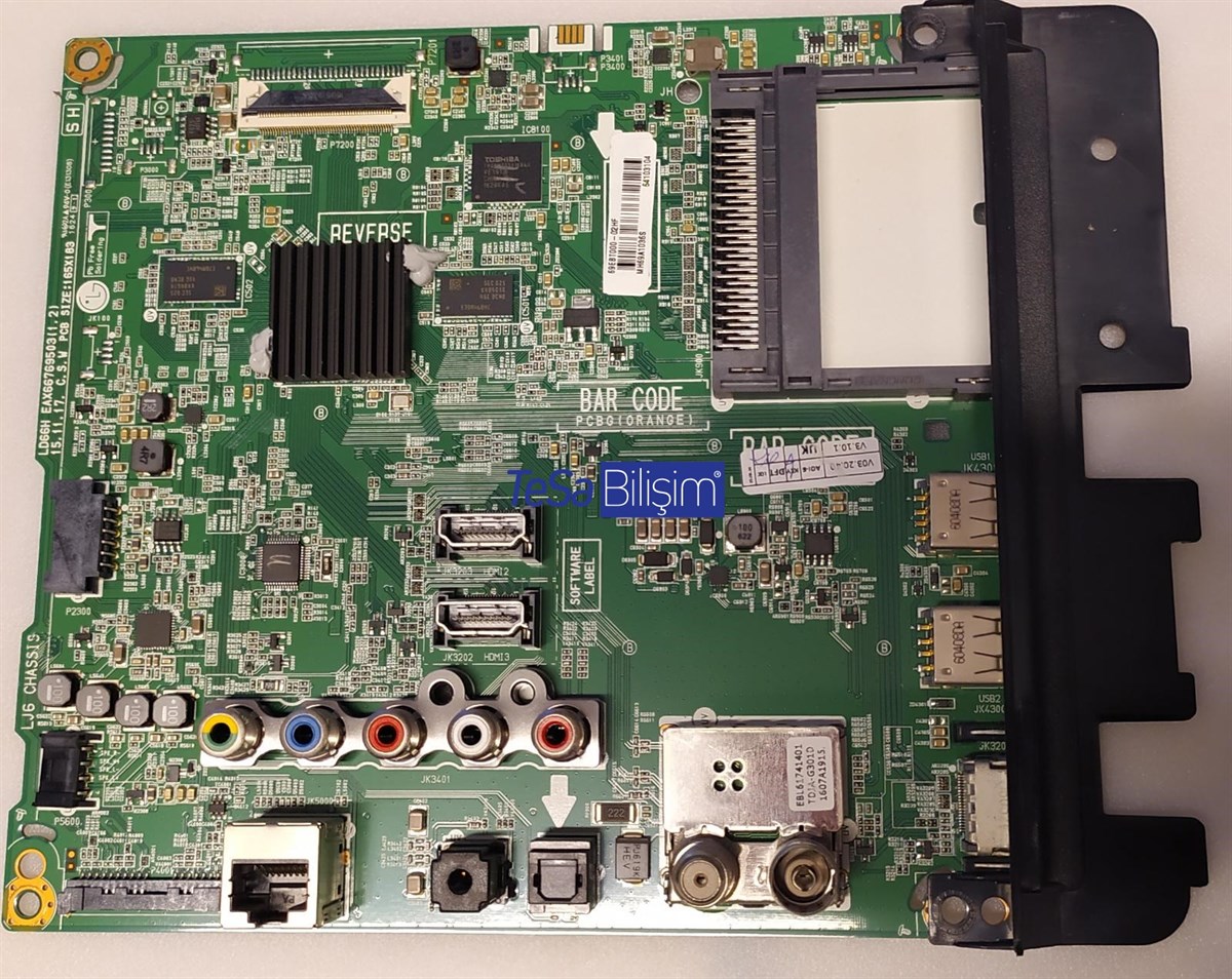 LG 32LH604V-ZB ANAKART, EAX66769503(1.2), EBT64103104, 64101104, 69EBT000-02HF