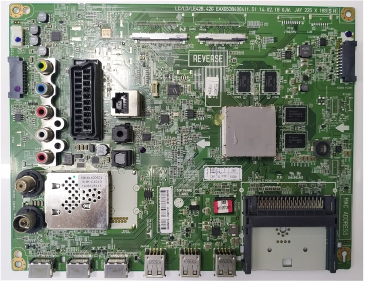 LG 42LB652V ANAKART, EAX653844004(1.5), EBT63439306