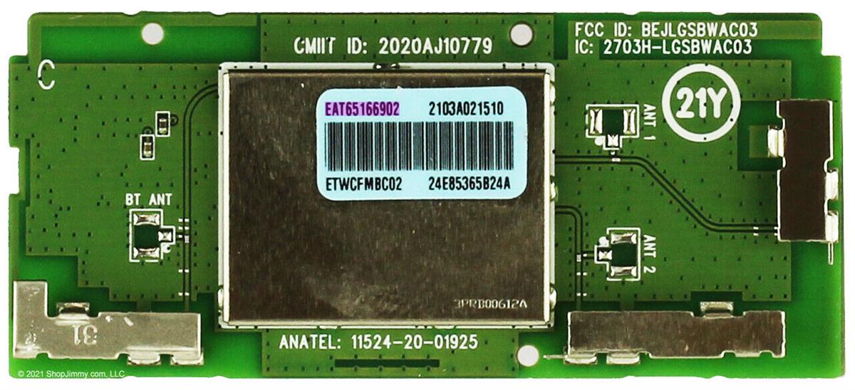 LG 50NANO816PA WİFİ MODÜL, EAT65166902, LGSBWAC03LG 50NANO816PA WİFİ MODÜL, EAT65166902, LGSBWAC03