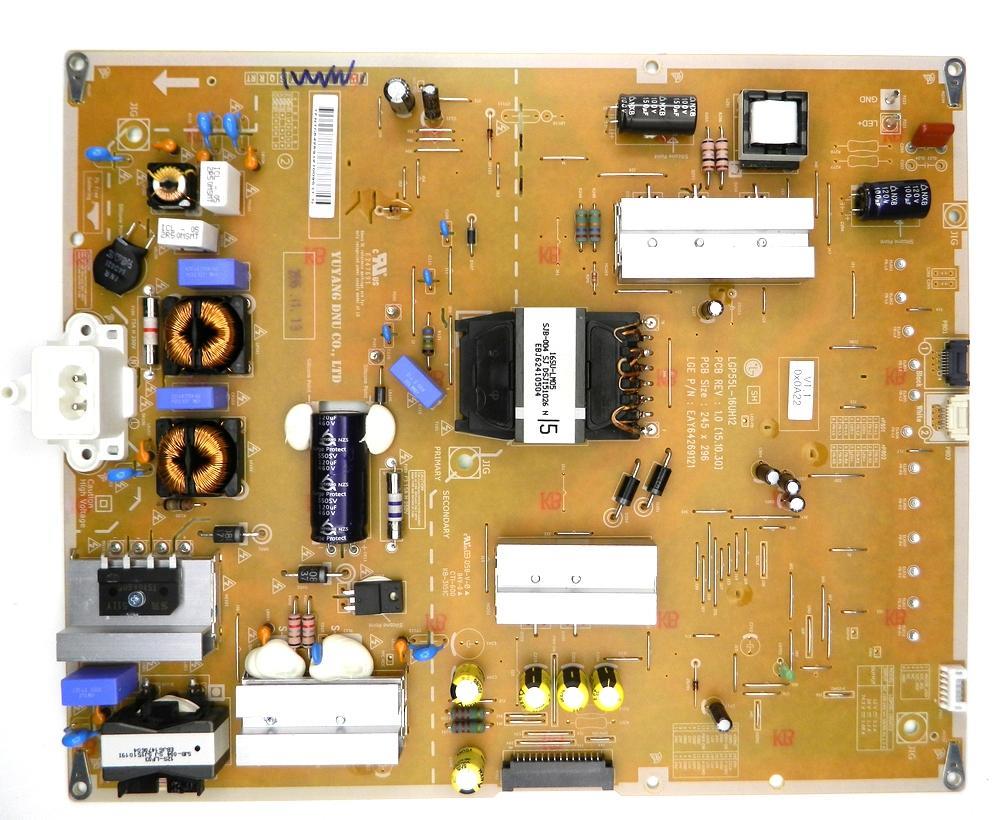 Lg 55uh850v Besleme kartı, Eay64269121, lgp55l-16uh12Lg 55uh850v Besleme kartı, Eay64269121, lgp55l-16uh12