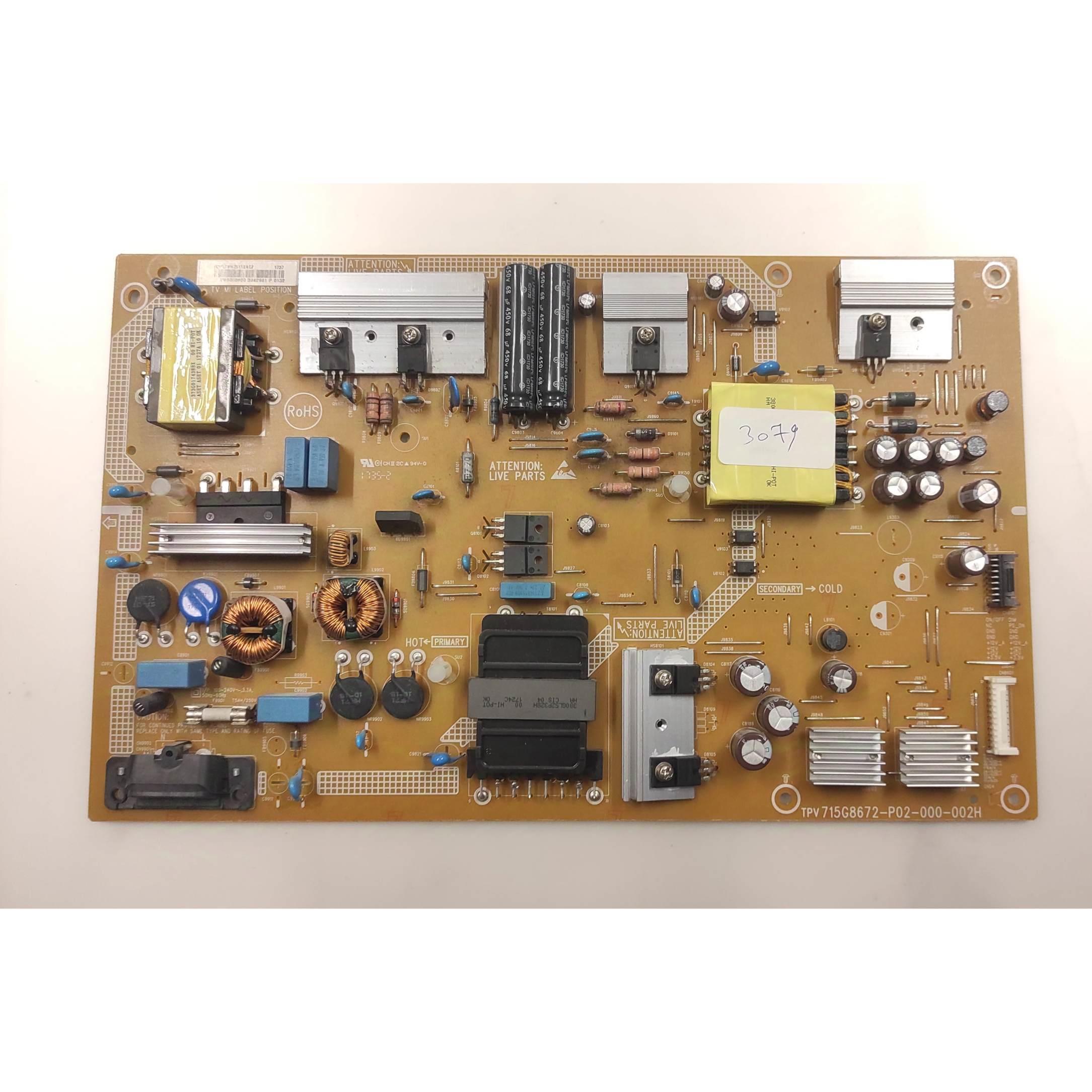 PHILIPS 49PUS7002/62 BESLEME KARTI, 715G8672-P02-000-002H, (X)PLTVHZ511XAC7PHILIPS 49PUS7002/62 BESLEME KARTI, 715G8672-P02-000-002H, (X)PLTVHZ511XAC7