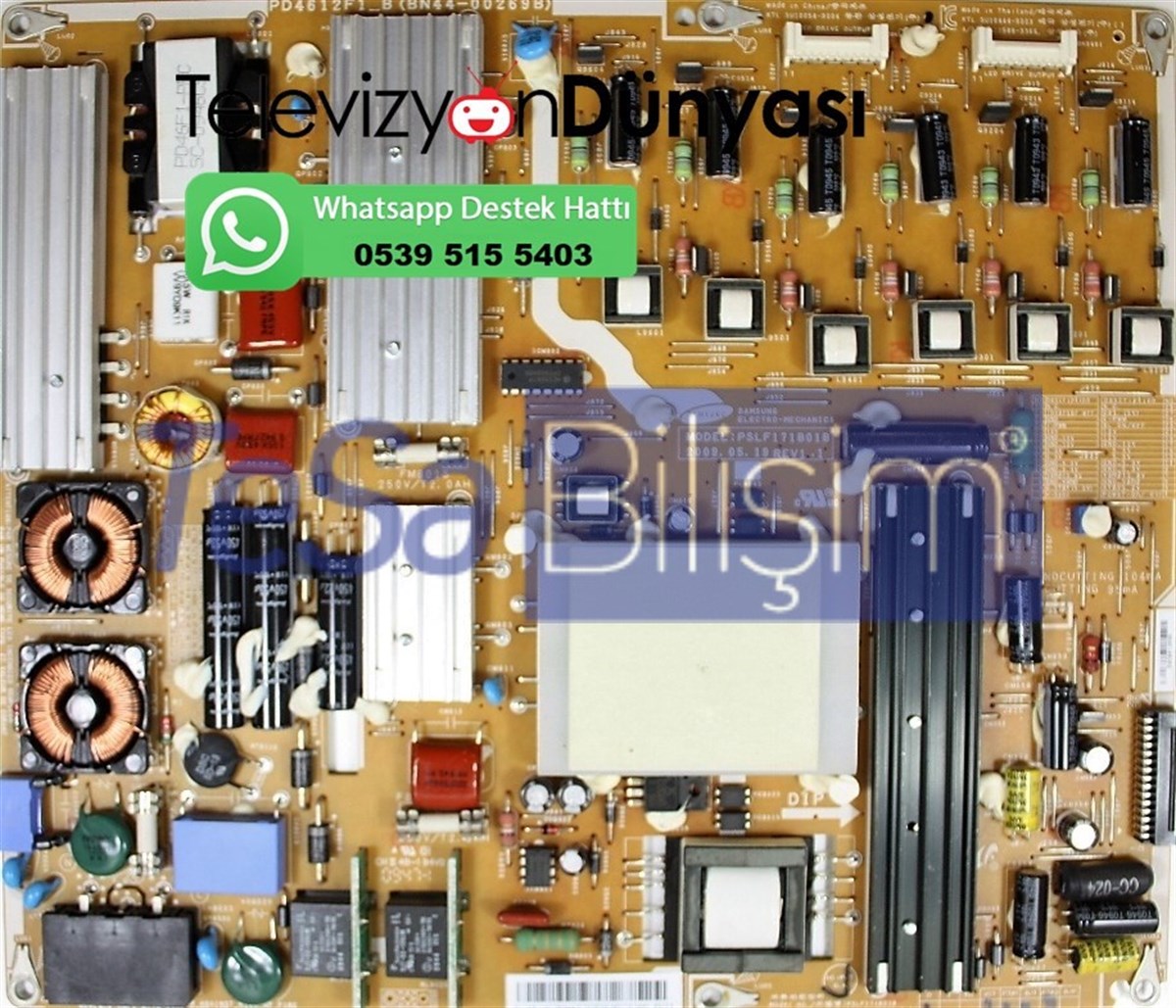PSLF171B01B, BN44-00269B, PD4612F1_B, SAMSUNG 46B6000 BESLEME KARTI