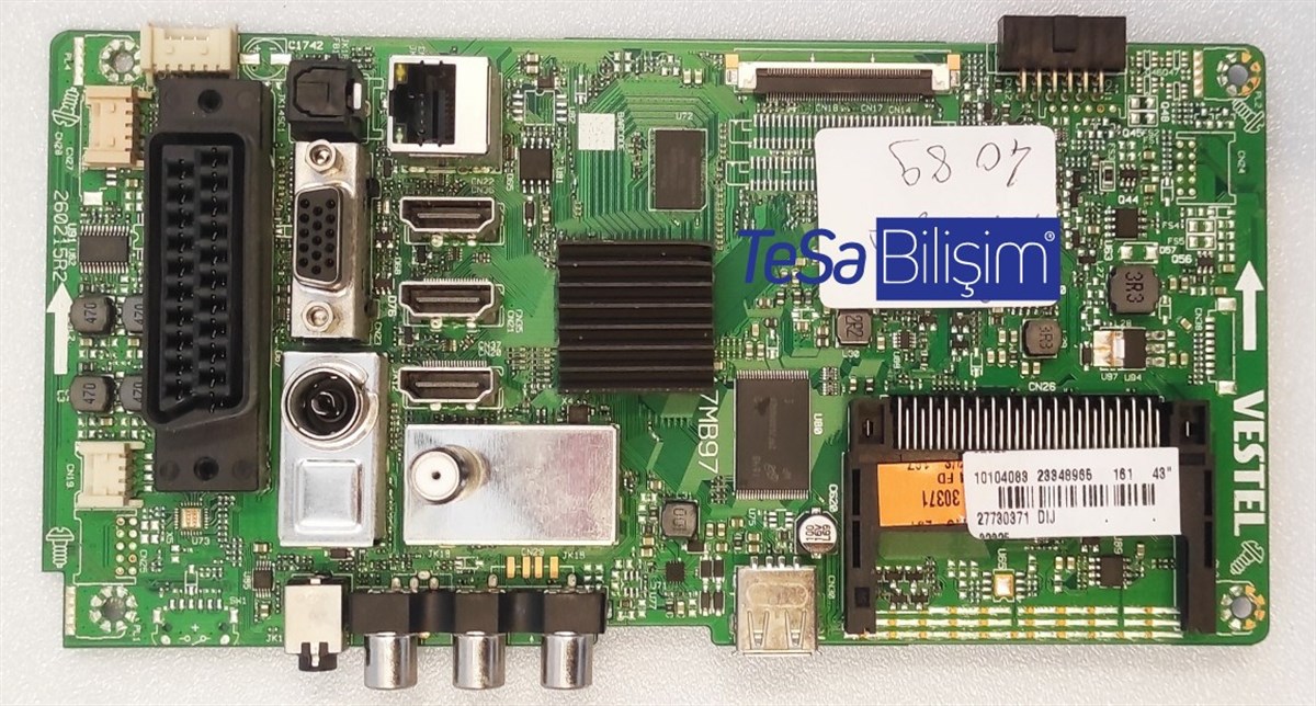 REGAL 43R6080F ANAKART, 23348965, 23348966, 17MB97