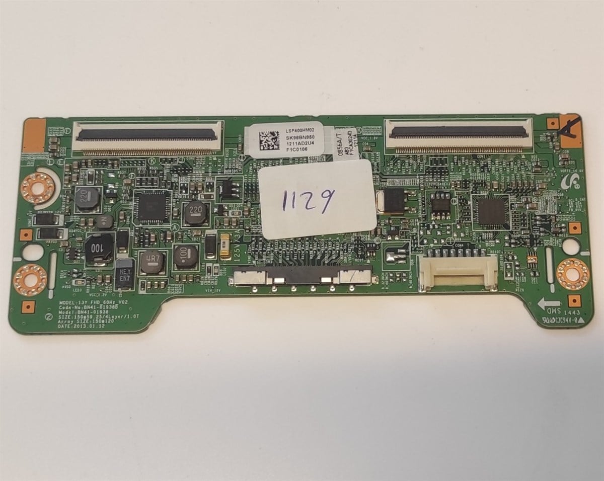 SAMSUNG UE40H5373AS T CON BOARD, BN41-01938B, 13Y FHD_60HZ_V02, BN95-01211A, LSF400HM02