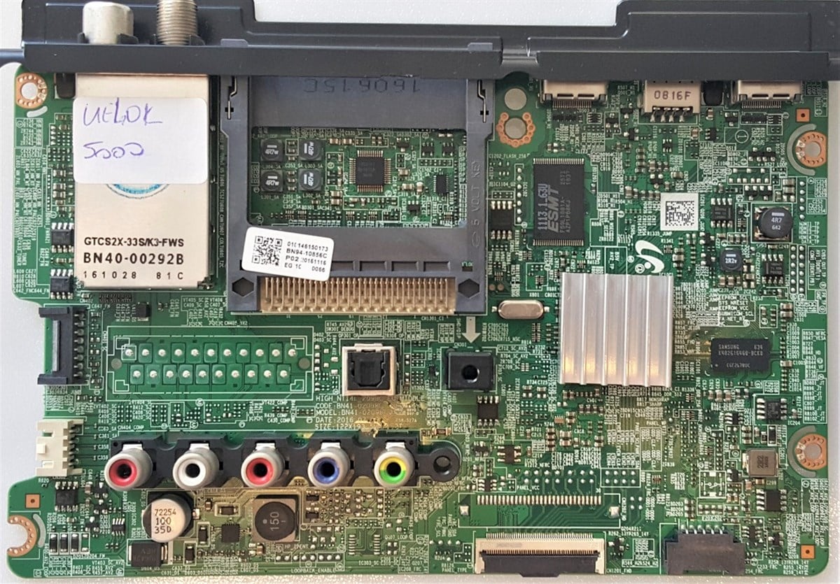 SAMSUNG UE40K5000 ANAKART, BN94-10856C, BN41-02098C, CY-JJ040BGNV6V