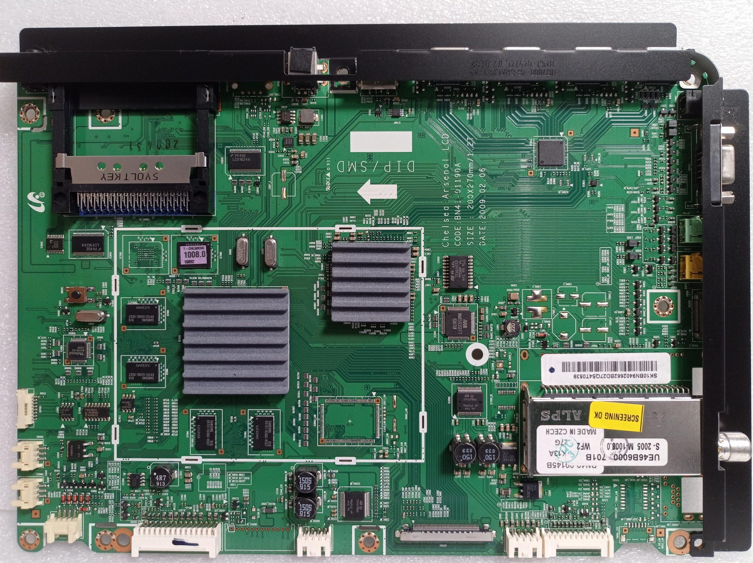SAMSUNG UE46B6000 ANAKART, BN41-01190A, BN94-02662B SAMSUNG UE46B6000 ANAKART, BN41-01190A, BN94-02662B 
