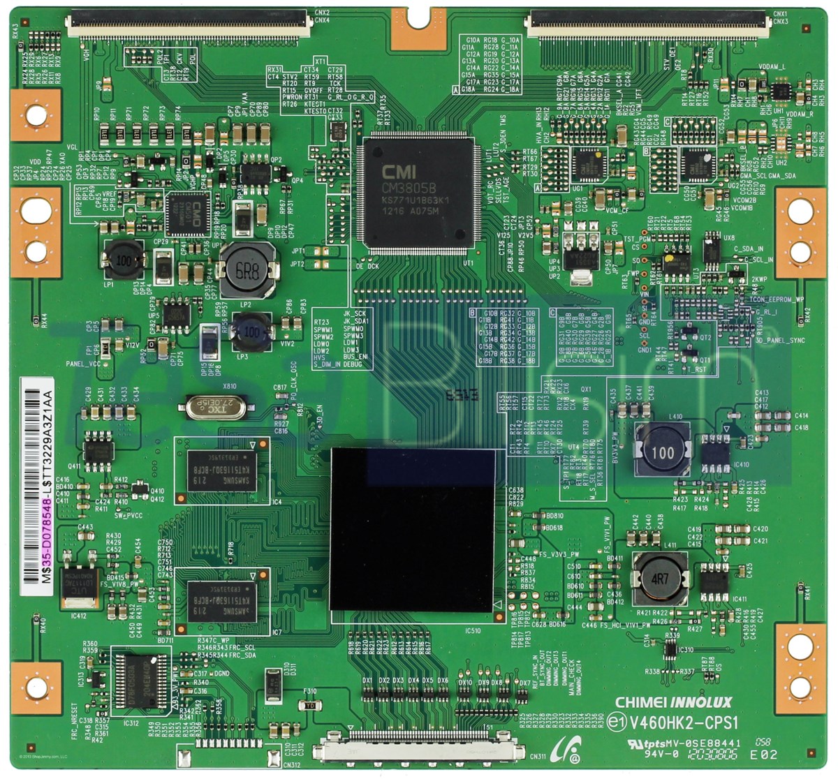 SAMSUNG UE46ES6710 T CON BOARD, V460HK2-CPS1